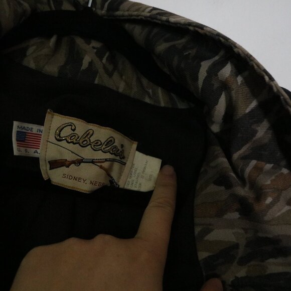 Vintage Cabelas USA Camo Hunting Jacket Men Large Whitetail Goretex Heavy Weight - Picture 5 of 10